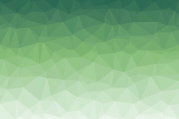 A captivating low poly texture displays a graceful green gradient shifting from deep teal to soft lime hues © fatimatz