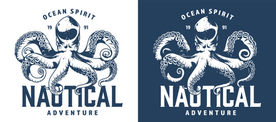 Nautical octopus art © DGIM studio