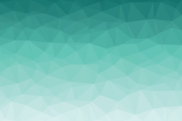 Obraz premium A gradient of teal and aqua polygons forms a contemporary geometric visual background