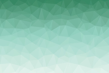 Fototapeta premium Green geometric low poly gradient texture offers a visually calming and modern digital presentation
