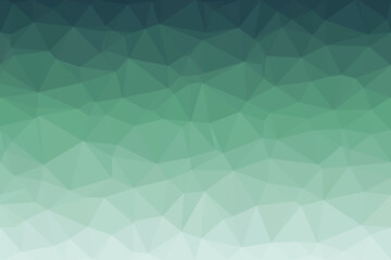 Obraz premium Soothing teal and green gradient low polygon pattern presents a calming geometric visual with gentle color changes