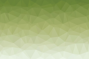 Obraz premium Vibrant green gradient polygonal pattern creates a dynamic geometric background with textured low poly triangles