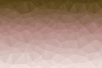 Obraz premium Warm earthy brown and rose low poly gradient texture creates a soothing gentle presentation