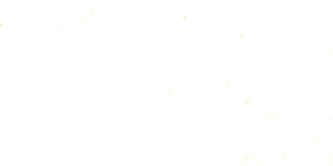 Elegant gold grunge texture with vintage patina scratches and shiny glitter particle explosion isolated on transparent background