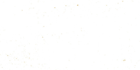 Luxury golden glitter confetti splash with distressed gold grunge texture and sparkling dust particles isolated on transparent background