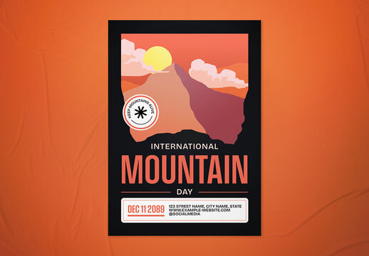Black & Orange International Mountain Flyer