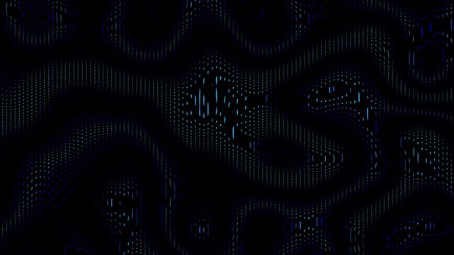 Abstract Pattern dots particles wave white and black line background poster. Geometric abstract inspiration sketch minimalistic web net math science