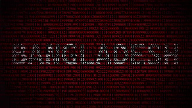 Bangladesh Cyber Security Lock Over Binary Code Background
