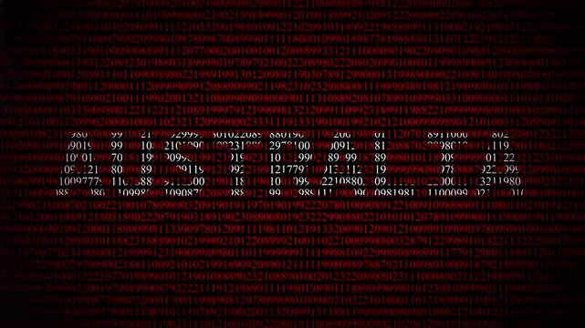 Australia Cyber Security Lock Over Binary Code Background