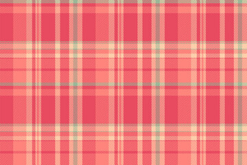 Obraz premium Vibrant seamless plaid pattern in coral hues. A versatile backdrop for fashion, textiles, or creative projects seeking a touch of classic charm.