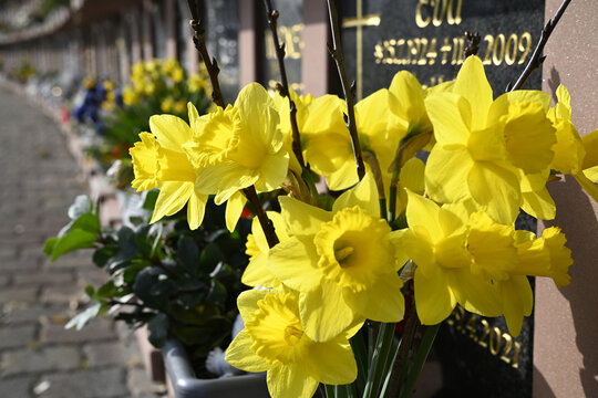 friedhof, grabdekoration