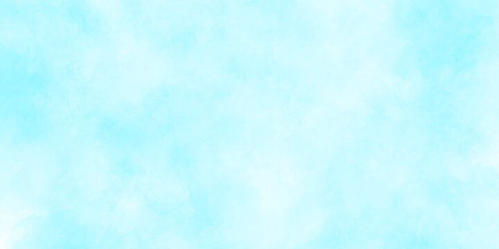 Light Blue Abstract Watercolor Background with Soft Cloudy Pastel Brush Strokes, Serene White Sky Texture, Dreamy Gradient Wash, and Airy Artistic Backdrop for Banner, Wallpaper, and Design.