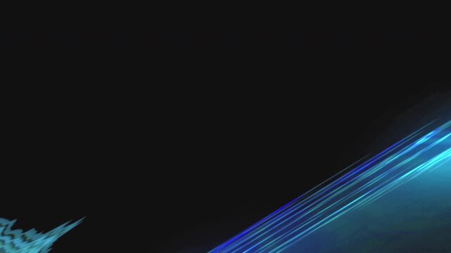 abstract fast ligt blue transitions