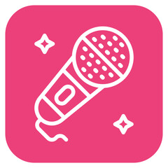 Fototapeta premium Microphone Icon Style