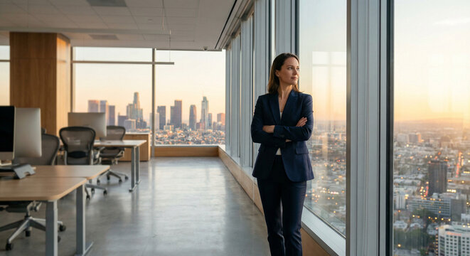 Business Woman in Office
