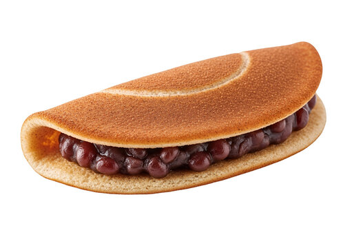 Traditional Japanese Anko Bean Filling Sandwich with Soft Roll