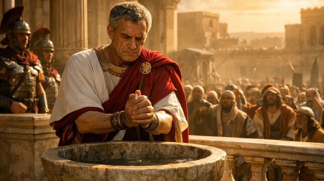 Pontius Pilate Washing His Hands 