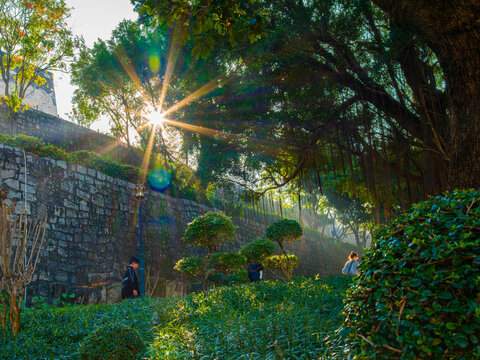 The beautiful cityscape of Macau is on full display.