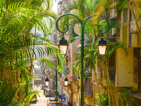The beautiful cityscape of Macau is on full display.