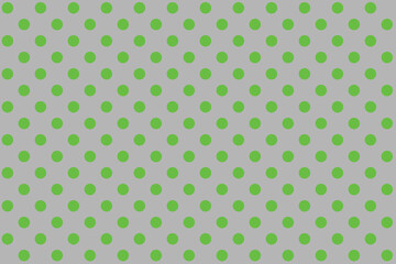 abstract Green colour polka dots on grey colour background pattern design.
