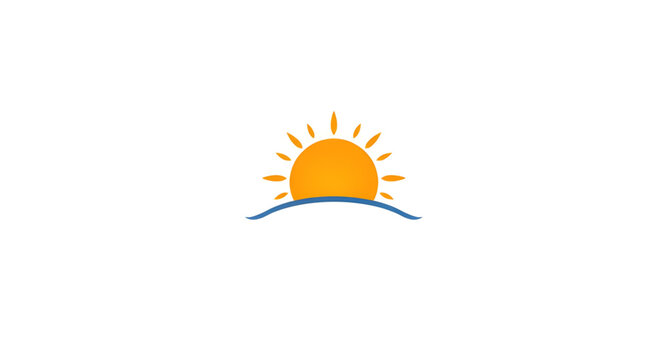 horizonlogo, sunoceanlogo, sun, ocean, waves, logo, minimalist, seaside, beach, water, marine, coastal, horizon, nature, emblem, vector, illustration, isolated
