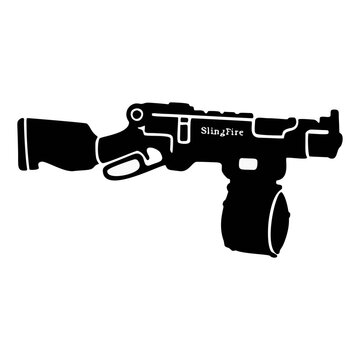 Nerf gun silhouette SVG, kids toy svg, foam darts, nerf target, Target Gun