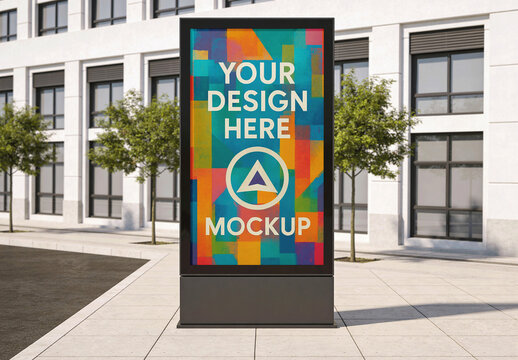 Marketing Flyer Front View Mockup