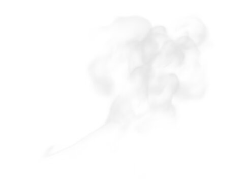 白い煙のイラスト素材