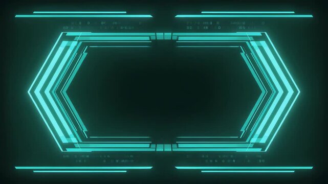 Seamless Animation of Converging Lines and Softly Pulsing Illumination