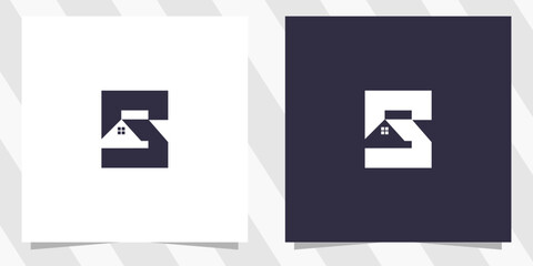 letter b with home logo design © euforia