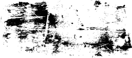 Distressed Grunge Texture Overlay Black and White Rough Surface Vector