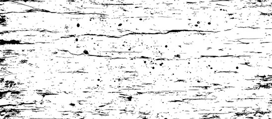 Obraz premium Black and White Grunge Wood Grain Texture Overlay Background