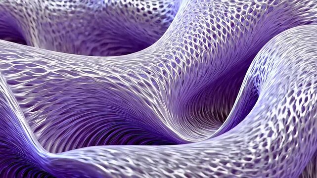 Digital blue and purple fabric fiber abstract weaving background