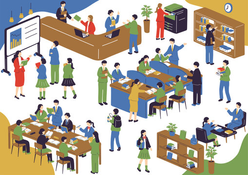 学習塾の風景