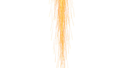 Vertical orange streak on white background center.