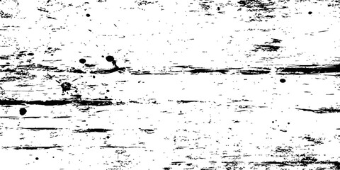 Fototapeta premium Horizontal Distressed Wood Grain Grunge Texture Vector Overlay Black Splatter Scratch Background