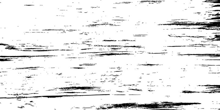 Black and White Grunge Wood Grain Texture Vector Overlay Distressed Scratch Effect Background
