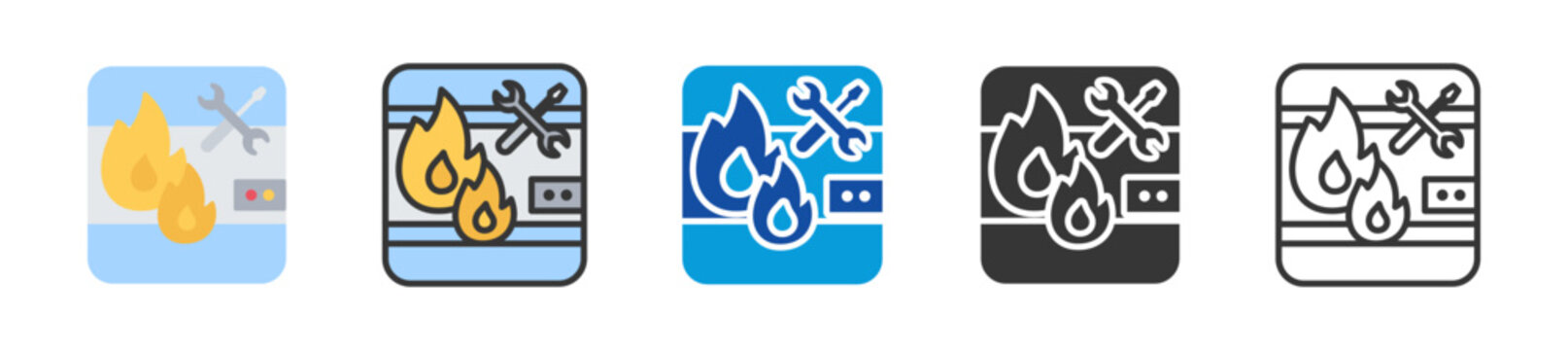 hotfix icon set multi style various collection