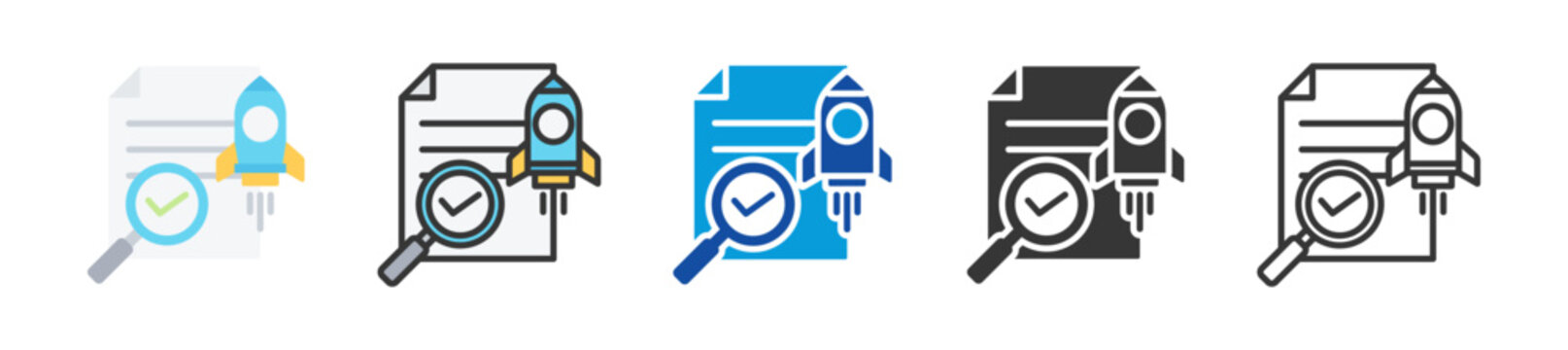 uat icon set multi style various collection