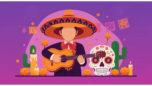 Day of the Dead celebration art
