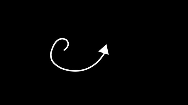 arrow and graph chart animation. 4K videos