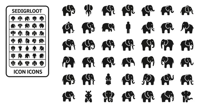 Collection of various clamp icons representing different fastening and gripping tools for construction and woodworking