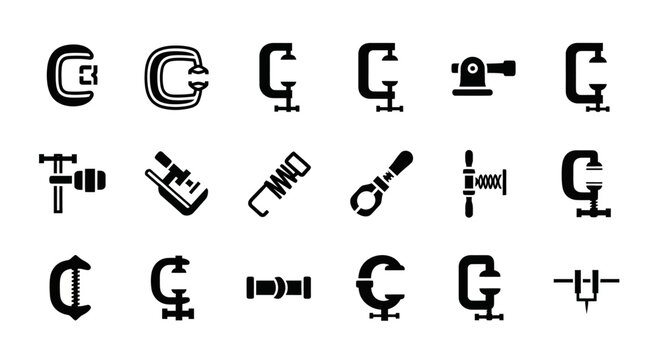 Collection of various casino poker chip stacks in black and white, representing games of chance and betting