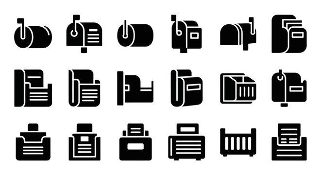 A Collection of Realistic and Shiny Crystal Balls, Symbolizing Fortune Telling, Magic, and Mysticism in a Grid Layout