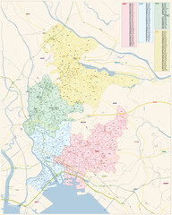 Fototapeta premium 千葉県／船橋市・市川市・松戸市・柏市