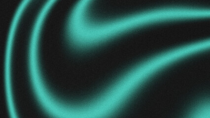 Abstract teal gradient background with grainy texture and soft curved light waves, featuring subtle noise texture. 