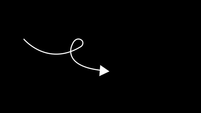 arrow and graph chart animation. 4K videos