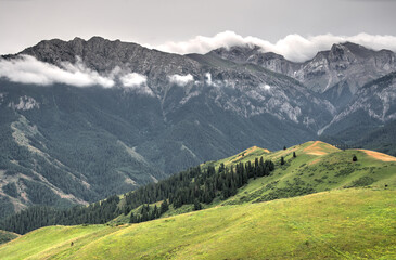 Fototapeta premium Yizhao Highway, Xinjiang,china