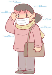 疾患・疾病のイラスト - 風邪・インフルエンザ・体調不良