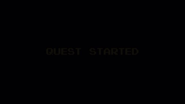 8-Bit Retro Game Text Animation Pixel Art Loop Dark Background for Vintage Arcade Content 4k video animation seamless loop